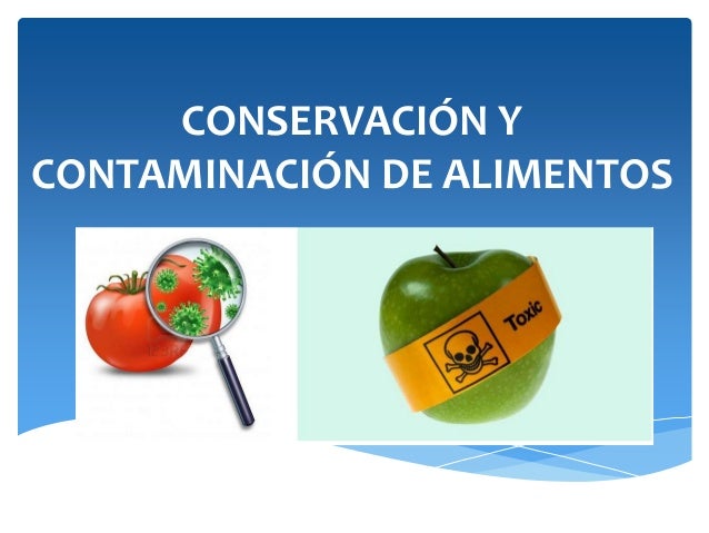 Tipos de contaminacion en los alimentos pdf