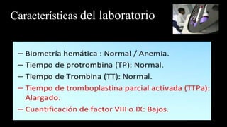 Características del laboratorio
 