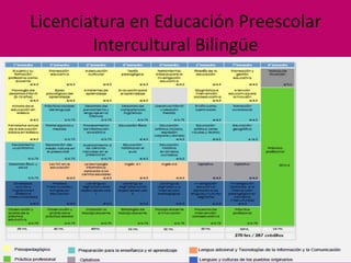 Licenciatura en Educación Preescolar
        Intercultural Bilingüe
 