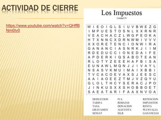 ACTIVIDAD DE CIERRE
https://www.youtube.com/watch?v=QHffB
Nm0Iv0
 