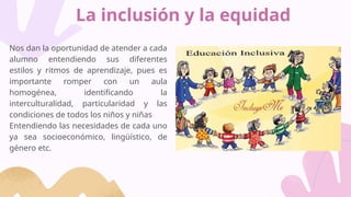 Exposición inclusion de la nueva escuela mexicana | PPTX