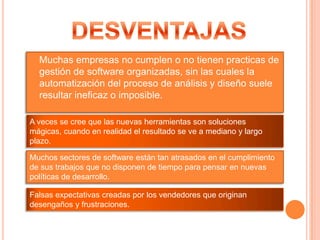 La arquitectura de las aplicaciones que producen.