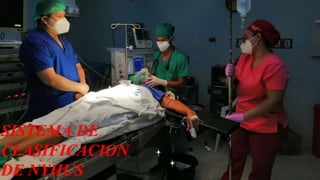 SISTEMA DE
CLASIFICACION
DE NYHUS
 