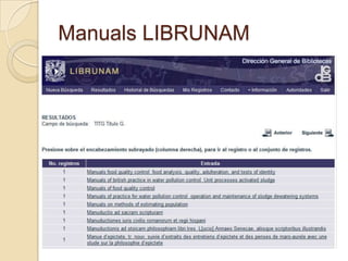 Handbooks LIBRUNAM