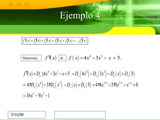 Ejemplo 4 Determine  si 