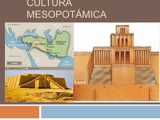CULTURA
MESOPOTÁMICA
 