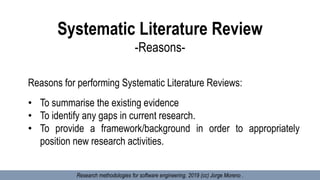 Research Methodologies for software engineering | PPTX