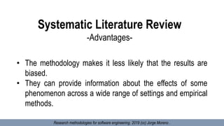 Research Methodologies for software engineering | PPTX