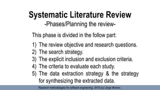 Research Methodologies for software engineering | PPTX