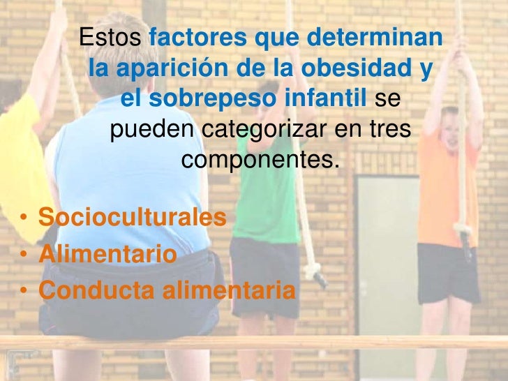 Factores Intervienen en el desarrollo del sobrepeso y