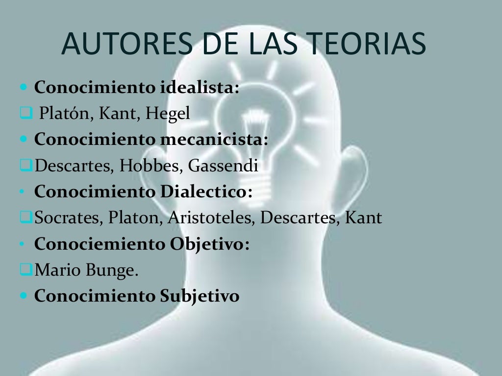 teoria del conocimiento