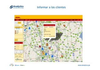 Informar a los clientes
 