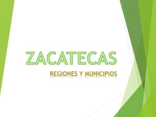 REGIONES Y MUNICIPIOS
 