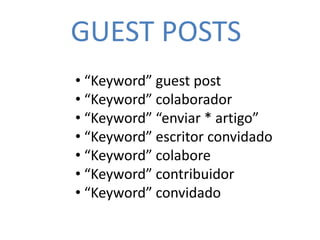 BUSCANDO OPORTUNIDADES