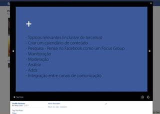 Facebook Marketing - ExpOn 2011 - @alineideias