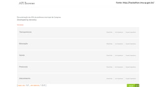 Fonte: http://hackathon.ima.sp.gov.br/
 