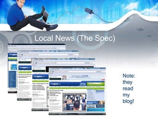 Local News (The Spec) Note:  they read my blog! 