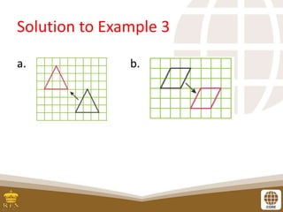 Solution to Example 3
a. b.
 