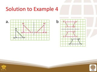 Solution to Example 4
a. b.
 
