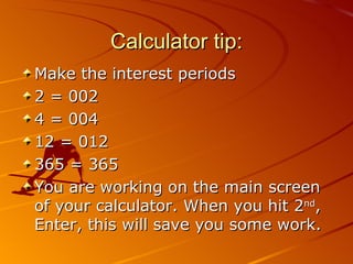 Show your work: y= a b x a = 140,000 b = 1 - .01 y =450,000(.99)  x A. 1 year => y =450,000(.99)  2 B. 3 years => y =450,000(.99)  5 C. 6 years => y =450,000(.99)  10 D 10 years => y =450,000(.99)  20 06/01/09 Bitsy Griffin  PH 8.2 