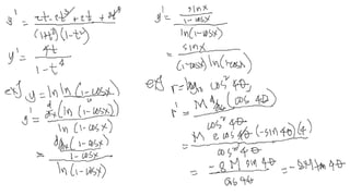 Exponential and logarithmic function