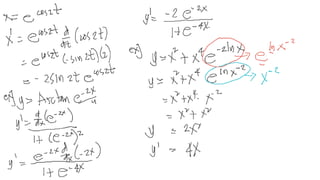 Exponential and logarithmic function