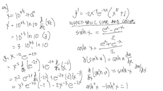 Exponential and logarithmic function