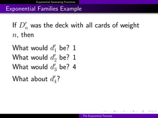 Exponential Function Family Example Exponential formula presentation | PDF