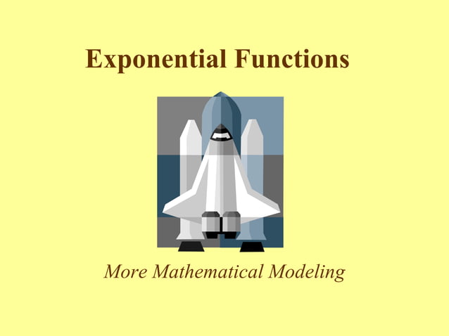 Exponential functions | PPT