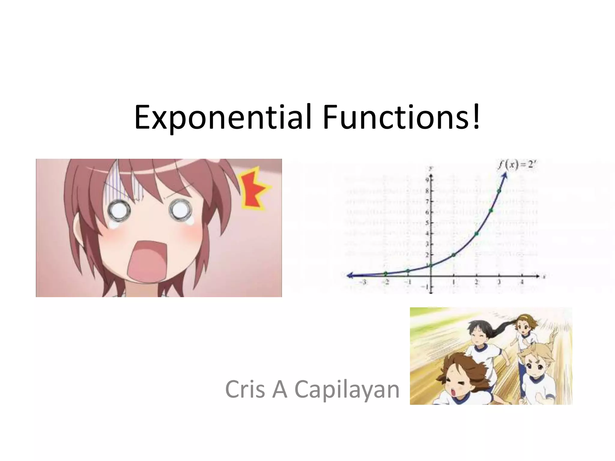 Exponential functions - General Mathematics | PPTX | Chemistry | Science