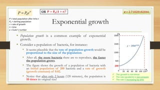 Exponential Growth Example Exponential growth | PDF
