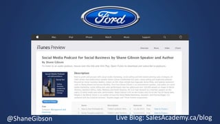 @ShaneGibson Live Blog: SalesAcademy.ca/blog
 