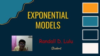 Exponential models | PPT