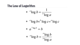 Comprehensive Guide to Exponentials and Logarithms in Mathematics | PDF