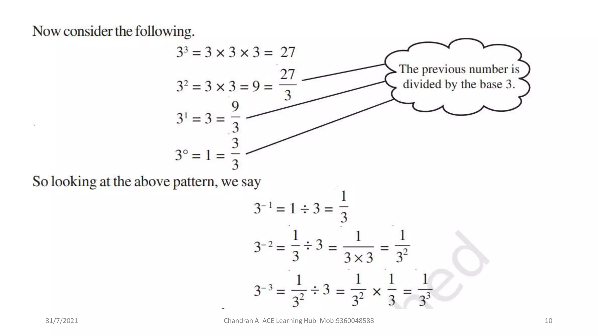 31/7/2021 Chandran A ACE Learning Hub Mob:9360048588 10
 