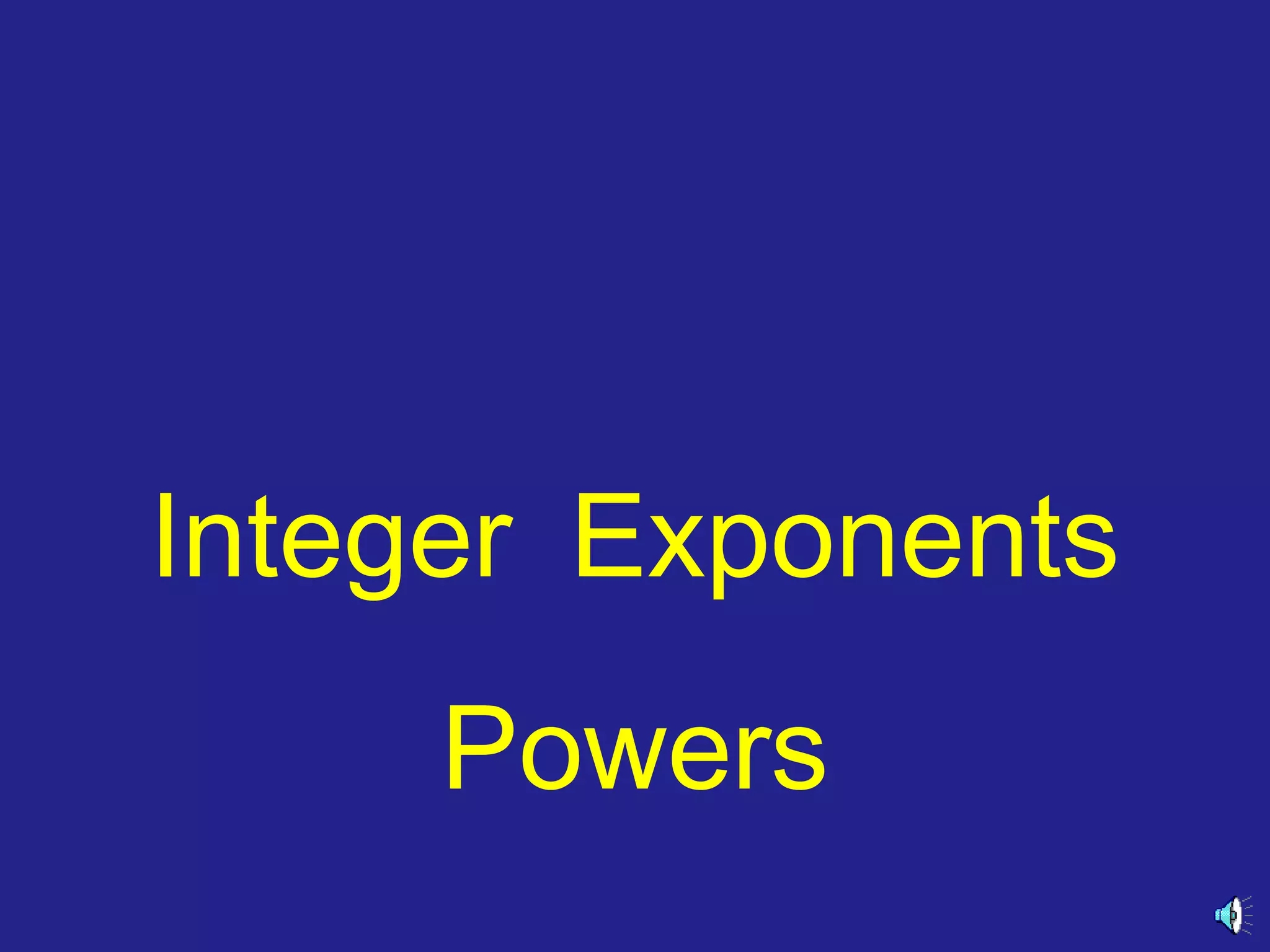 Maths in english. Exponents and scientific notation. | PPT