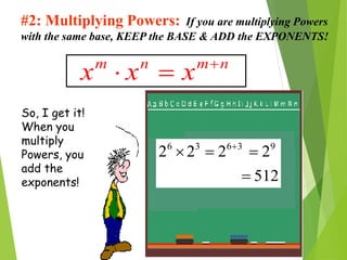 Multiplication Principle Examples Exponents Exponents Intro with Practice.ppt