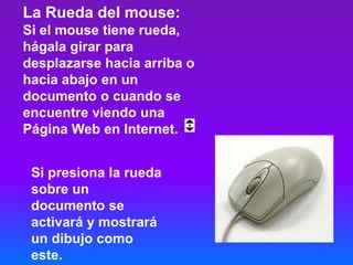 Función principal del mouse

La función principal del mouse es desplazar el
cursor sobre la pantalla en una interfaz gráfi...