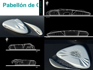 Pabellón de Chanel El nombre le es realmente apropiado, porque pese a sus dimensiones (29m x 45m , con una altura de 6 m) esta estructura está realizada en un material inchable y será desmontado cada 6 meses para trasladarse a otra ciudad, entre las privilegiadas que lo acogerán se encuentra Hong Kong, Los Ángeles, Nueva York, Tokio, Londres y Moscú En la parte superior del pabellón se pueden ver tragaluces en la zona central bajo los cuales se encontrará un patio interior, lugar que se pretende sea un punto intermedio entre la exposición y el exterior 2008-2010  