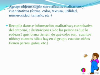 Reúne información sobre criterios acordados, respeta gráficamente dicha información y la interpreta.