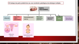 Fisiopatología del parto pretermino- obstetricia | PPTX