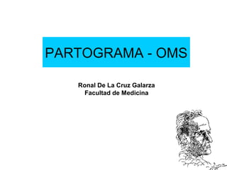 PARTOGRAMA - OMS
Ronal De La Cruz Galarza
Facultad de Medicina
 