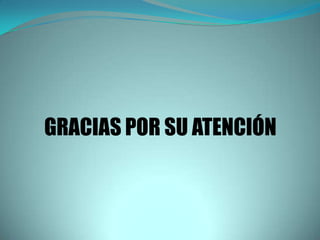 GRACIAS POR SU ATENCIÓN
 