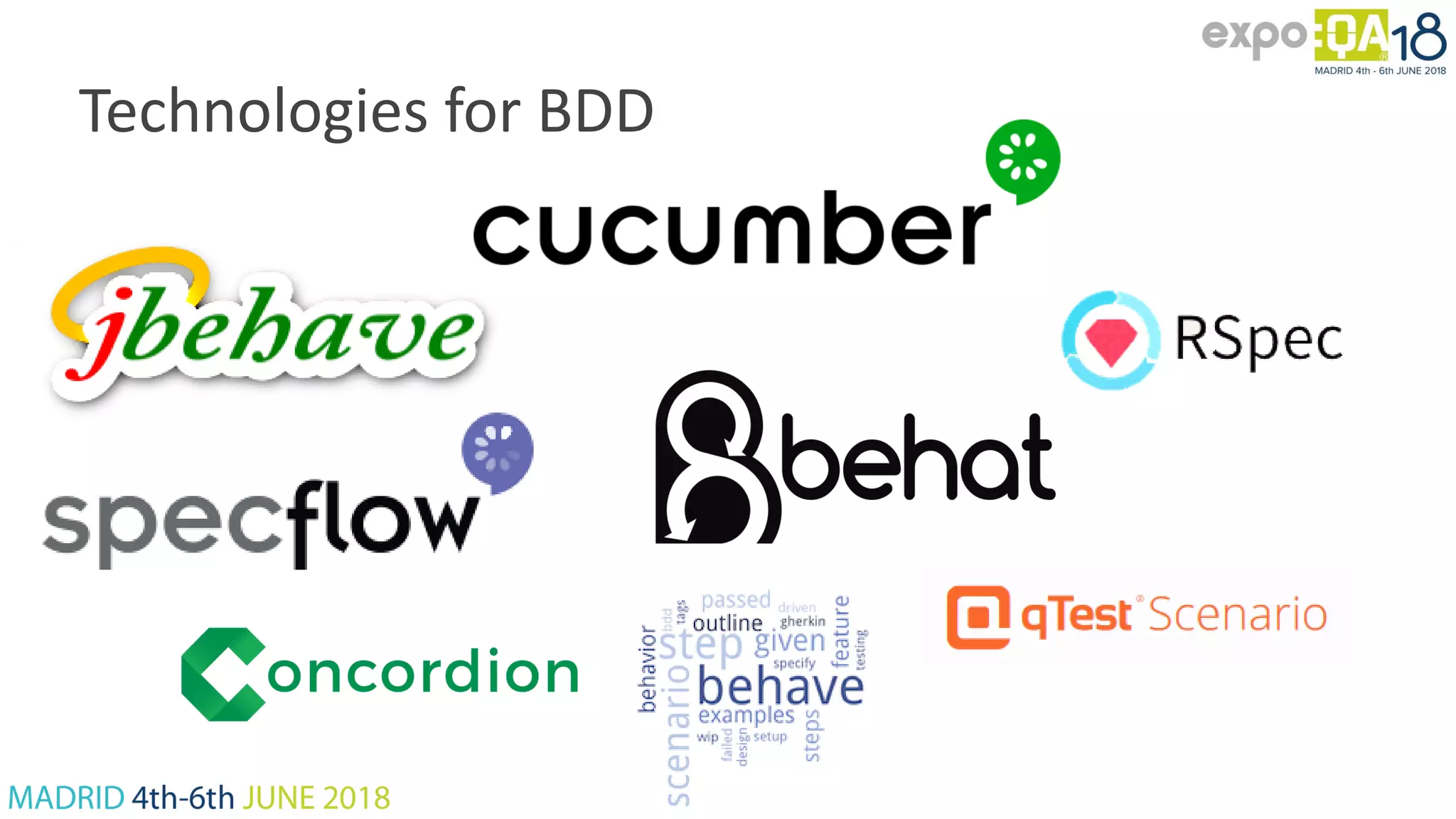 Technologies for BDD 