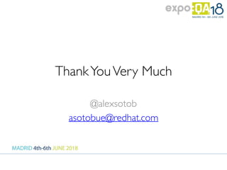 ThankYouVery Much
@alexsotob
asotobue@redhat.com
 