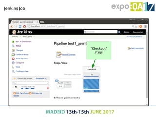 ExpoQA 2017 Using docker to build and test in your laptop and Jenkins