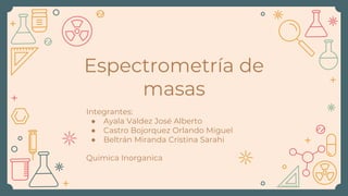 ESPECTROMETRIA DE MASAS | PPTX