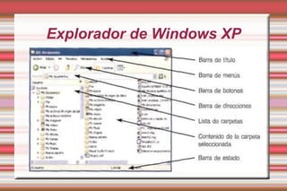 Explorador de Windows XP
 