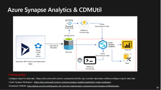 Export Data Lake Dynamics 365 F&O