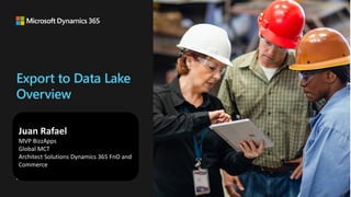 Juan Rafael
MVP BizzApps
Global MCT
Architect Solutions Dynamics 365 FnO and
Commerce
 